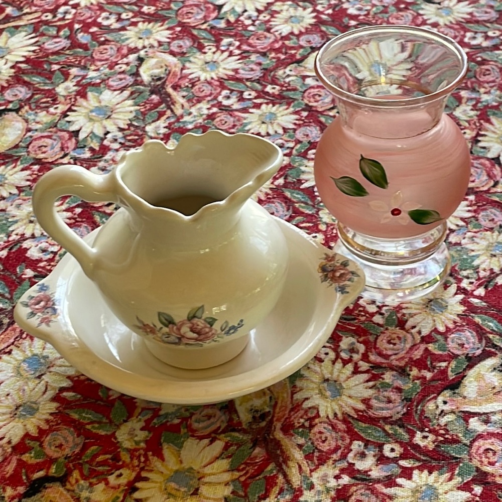 VTG 1950’s Bud Base & Mini Pitcher/Basin